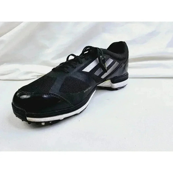 Adidas Adizero Size 11 Men\'s Tour Black Lace Up Low Golf Soft Spikes Golf Shoes main image 9